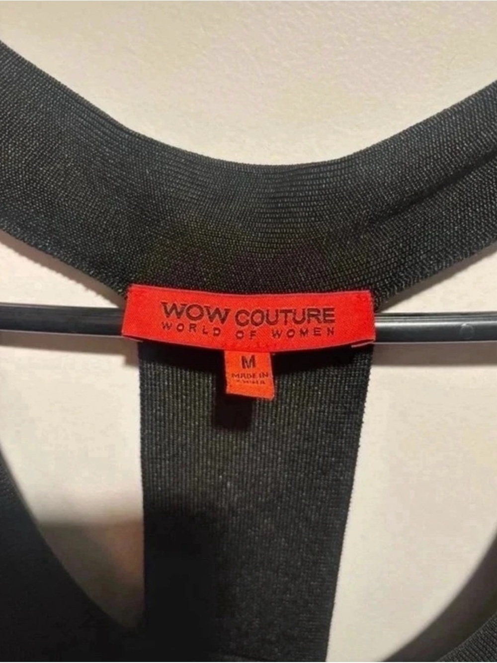 WOW couture Black Women's Tank Top with Red Label